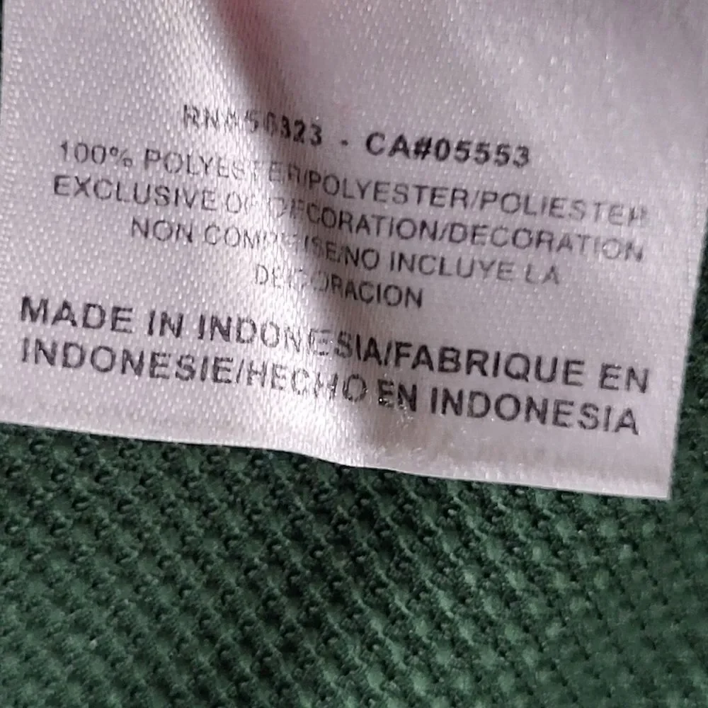 Baylor University Bears Men's XL Nike Team‎ Dri-Fit Green Polo - Picture 3 of 9